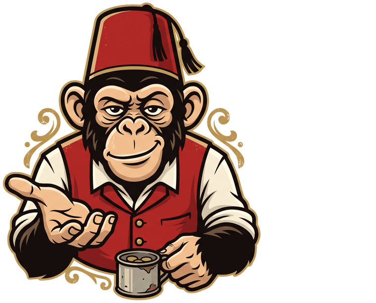 Pay the Monkey mascot